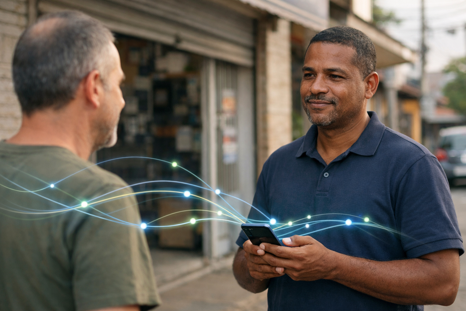 Visual minimalista representando arquitetura e instalação de sistemas